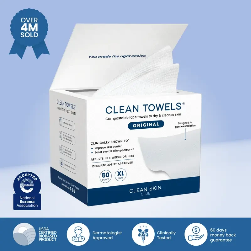 Ultra Soft Bio-Based Face Towel