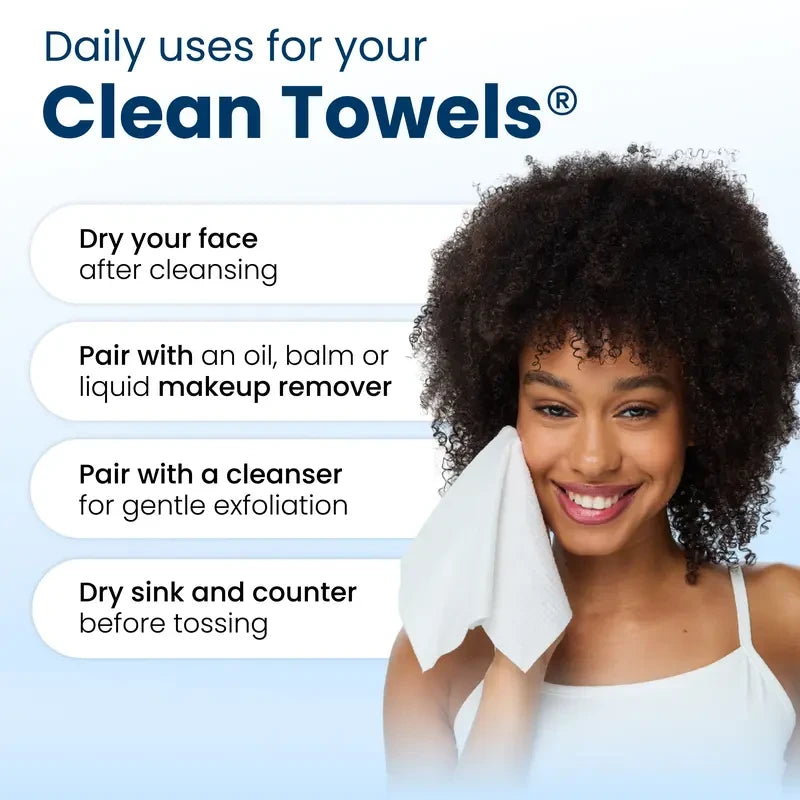 Ultra Soft Bio-Based Face Towel