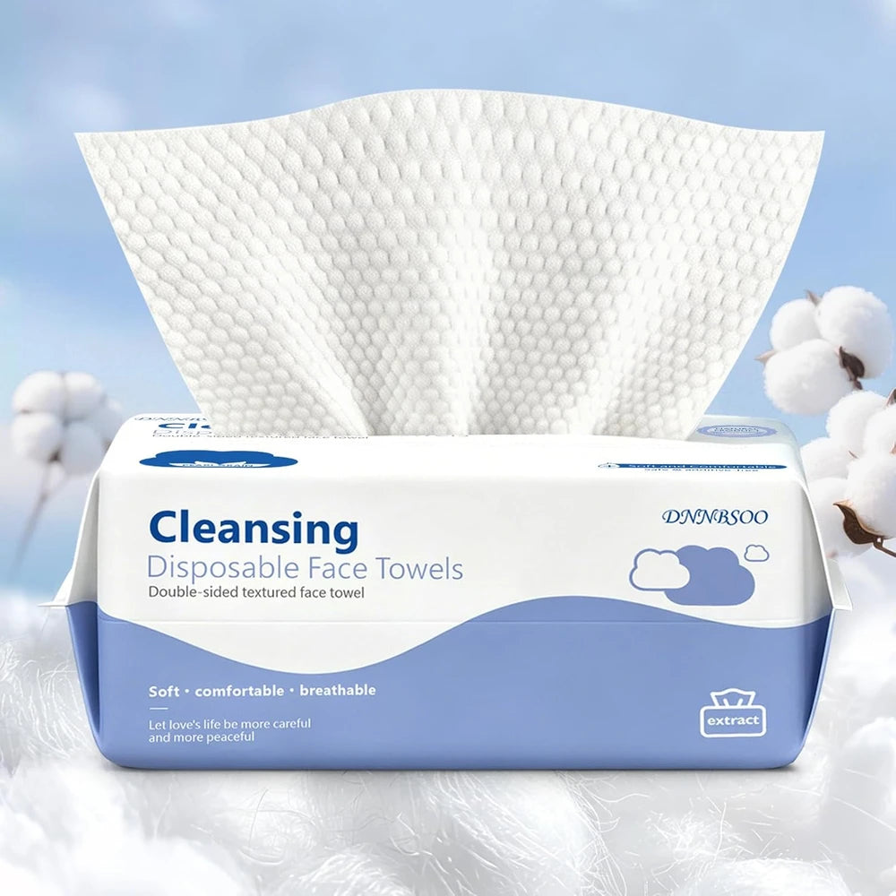 Disposable Cotton Face Towels