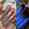 24-Piece Glow-in-the-Dark Press-On Nails