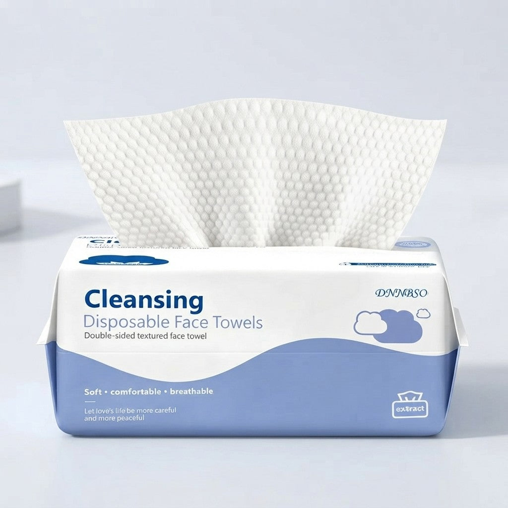 Disposable Cotton Face Towels
