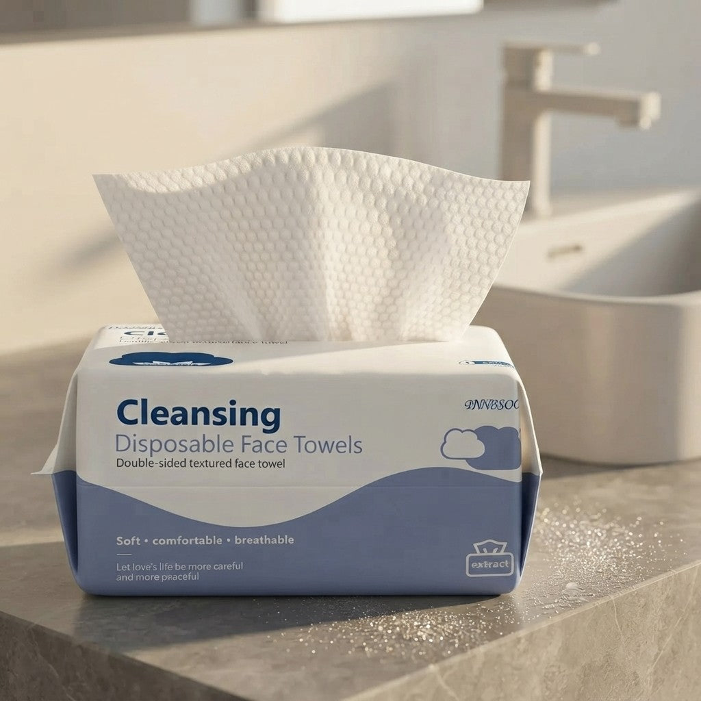 Disposable Cotton Face Towels